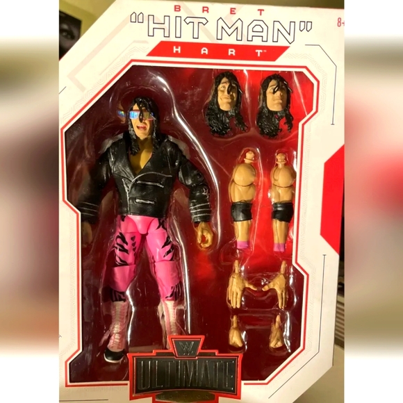 Collectors Ultimate Edition WWE BRET HART 6" Figure Set - Picture 1 of 5